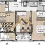 Тристаен апартамент в София, Павлово - 97 кв.м за 2010 €/кв.м - Снимка #1