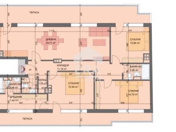 Четиристаен апартамент в София, Разсадника - 201 кв.м за 1742 €/кв.м - Снимка #1