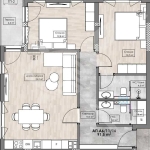 Тристаен апартамент в Пловдив, Кършияка - 107 кв.м за 1085 €/кв.м - Снимка #1