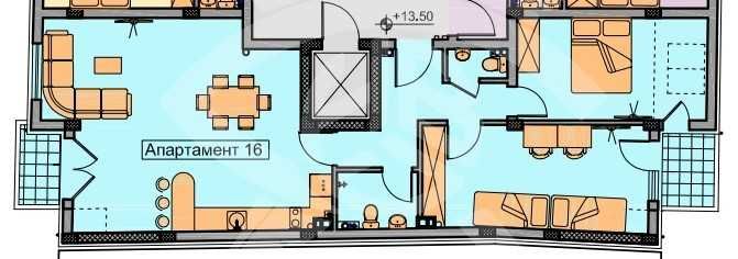 Тристаен апартамент в Пловдив, Христо Смирненски - 121 кв.м за 1467 €/кв.м - Снимка #1