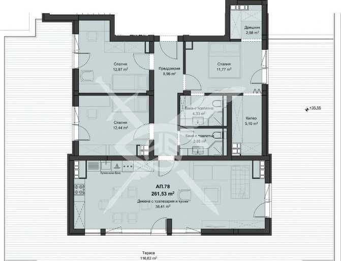 Многостаен апартамент в Пловдив, Кючук Париж - 300 кв.м за 891 €/кв.м - Снимка #1