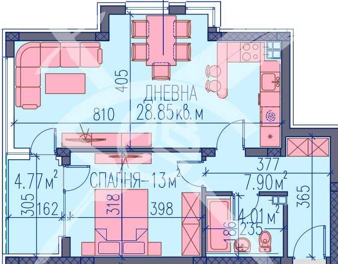 Дава се под наем Двустаен апартамент в Пловдив, Изгрев - 85 кв.м за 103477.47 € - Снимка #1