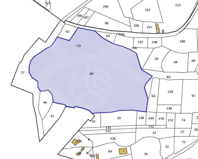 Парцел в Куклен - 29449 кв.м за 16 €/кв.м - Снимка #1