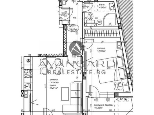Двустаен апартамент в Пловдив, Кършияка - 84 кв.м за 1734 €/кв.м - Снимка #1