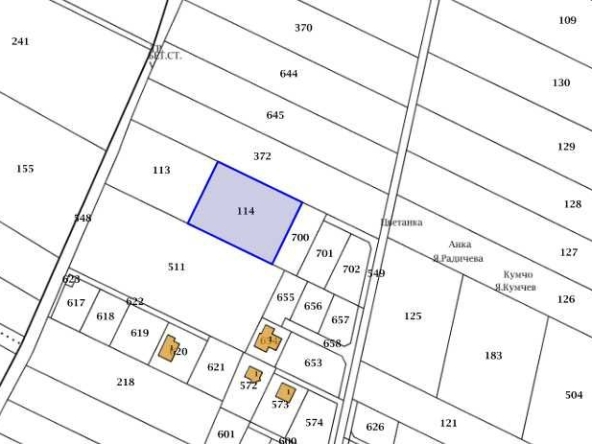 Парцел в Пловдив, Коматево - 2500 кв.м за 45 €/кв.м - Снимка #1