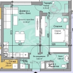 Двустаен апартамент в Пловдив, Остромила - 72 кв.м за 1245 €/кв.м - Снимка #1