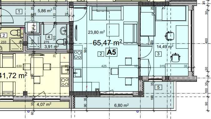 Двустаен апартамент в Пловдив, Коматево - 71 кв.м за 902 €/кв.м - Снимка #1