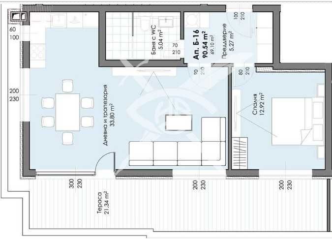 Двустаен апартамент в Пловдив, Христо Смирненски - 110 кв.м за 1007 €/кв.м - Снимка #1