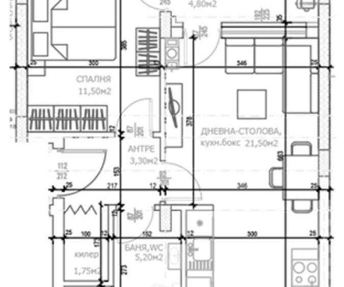 Двустаен апартамент в Пловдив, Тракия - 68 кв.м за 1295 €/кв.м - Снимка #1