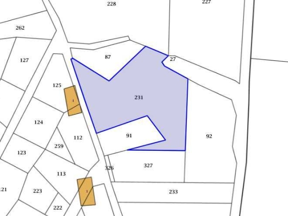 Парцел в с. Първенец, Област Пловдив - 2725 кв.м за 12 €/кв.м - Снимка #1