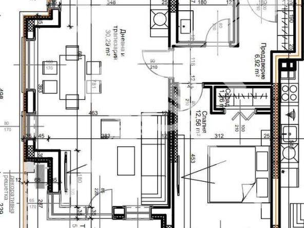 Двустаен апартамент в Пловдив, Остромила - 88 кв.м за 1309 €/кв.м - Снимка #1