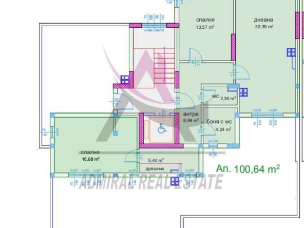 Четиристаен апартамент в Варна, Възраждане 3 - 123 кв.м за 2033 €/кв.м - Снимка #1