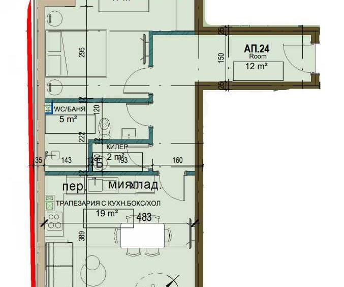 Двустаен апартамент в Търговище, Вароша - 77 кв.м за 1113 €/кв.м - Снимка #1