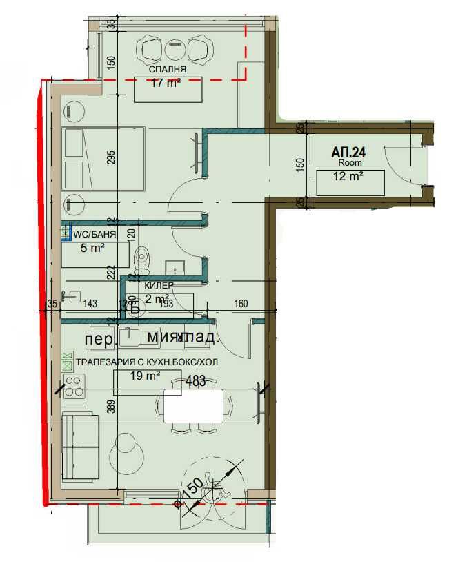Двустаен апартамент в Търговище, Вароша - 77 кв.м за 1113 €/кв.м - Снимка #1
