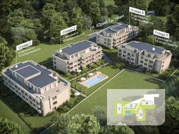 Двустаен апартамент в Банкя - 58 кв.м за 1983 €/кв.м - Снимка #1