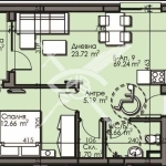 Двустаен апартамент в Бургас, Изгрев - 69 кв.м за 589 €/кв.м - Снимка #1