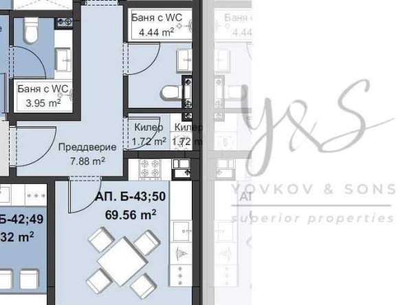 Двустаен апартамент в Пловдив, Христо Смирненски - 83 кв.м за 1464 €/кв.м - Снимка #1