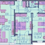 Тристаен апартамент в Пловдив, Каменица 2 - 108 кв.м за 1286 €/кв.м - Снимка #1