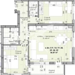 Тристаен апартамент в Пловдив, Кючук Париж - 105 кв.м за 762 €/кв.м - Снимка #1