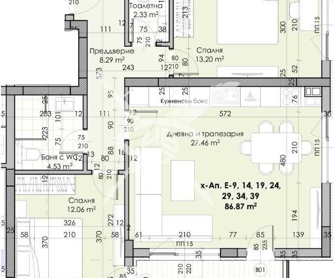 Тристаен апартамент в Пловдив, Кючук Париж - 105 кв.м за 762 €/кв.м - Снимка #1