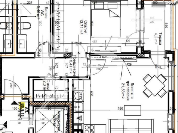 Двустаен апартамент в Пловдив, Остромила - 76 кв.м за 1310 €/кв.м - Снимка #1