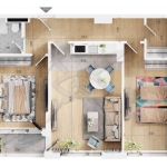 Тристаен апартамент в Пловдив, Тракия - 100 кв.м за 1550 €/кв.м - Снимка #1