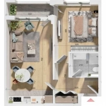 Двустаен апартамент в Пловдив, Тракия - 72 кв.м за 765 €/кв.м - Снимка #1