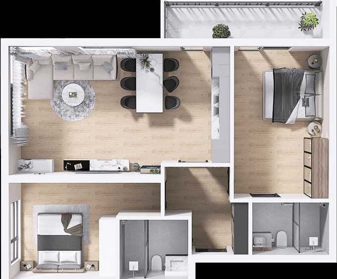 Тристаен апартамент в Пловдив, Христо Смирненски - 101 кв.м за 1358 €/кв.м - Снимка #1