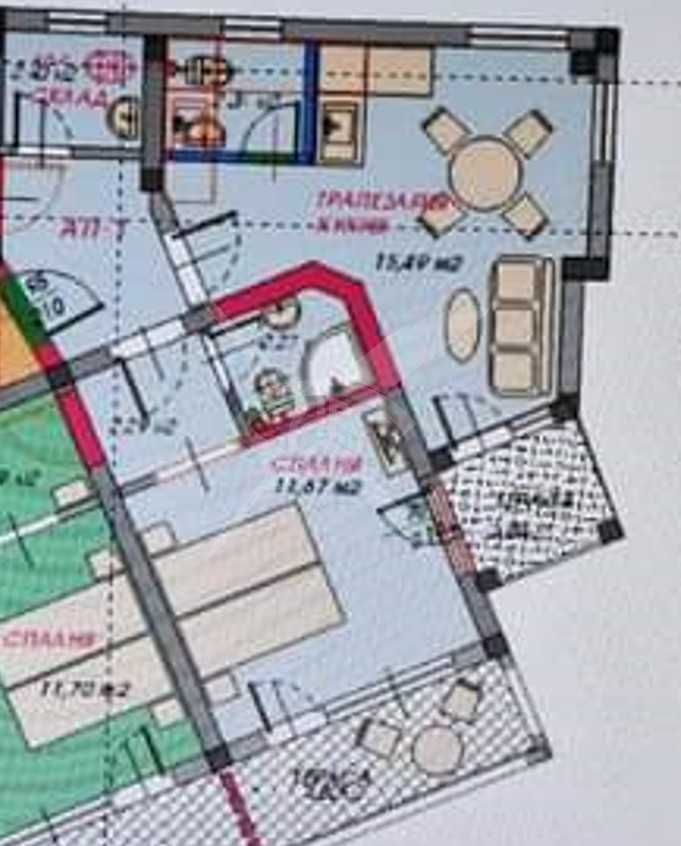 Двустаен апартамент в с. Варвара, Област Бургас - 70 кв.м за 1043 €/кв.м - Снимка #1