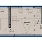 Двустаен апартамент в Пловдив, Христо Смирненски - 48 кв.м за 1769 €/кв.м - Снимка #1