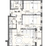 Тристаен апартамент в Пловдив, Кършияка - 102 кв.м за 1898 €/кв.м - Снимка #1