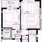 Двустаен апартамент в Пловдив, Христо Смирненски - 76 кв.м за 719 €/кв.м - Снимка #1