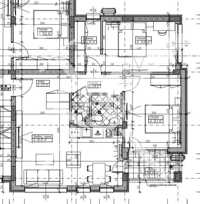 Тристаен апартамент в Асеновград - 98 кв.м за 476 €/кв.м - Снимка #1