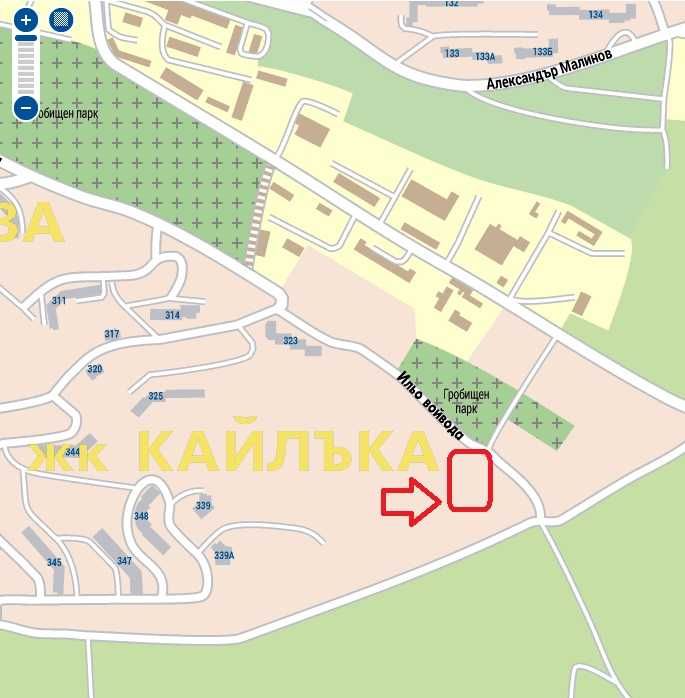 Парцел в Плевен, Кайлъка - 8300 кв.м за 56 €/кв.м - Снимка #1