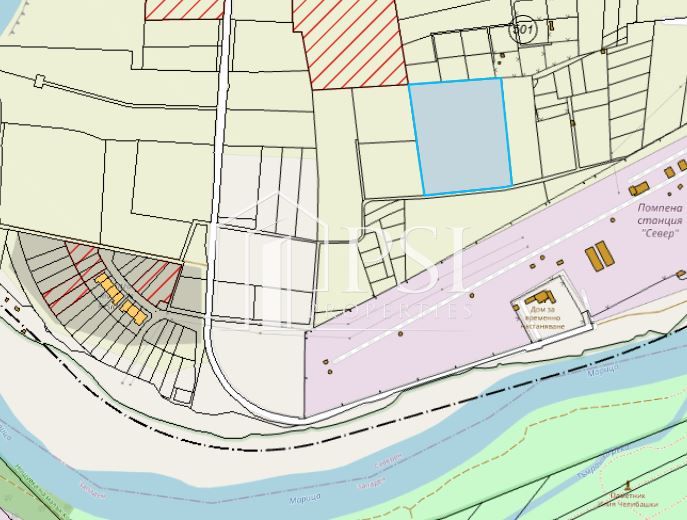 Парцел в Пловдив, Марица Север - 15409 кв.м за 62 €/кв.м - Снимка #1