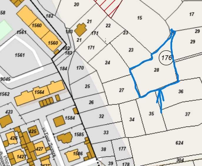 Парцел в Сопот - 1555 кв.м за 7 €/кв.м - Снимка #1