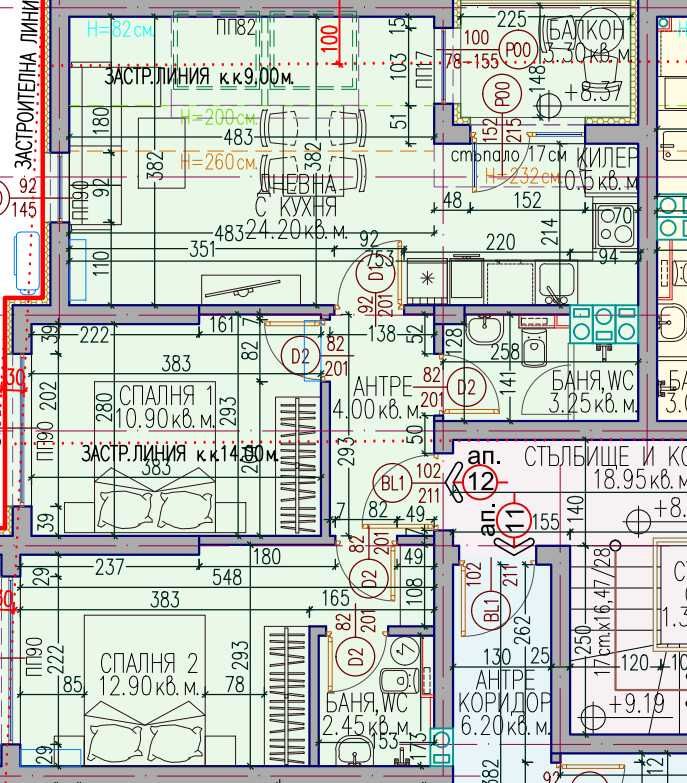 Тристаен апартамент в Пловдив, Кючук Париж - 87 кв.м за 1334 €/кв.м - Снимка #1