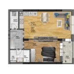 Двустаен апартамент в Пловдив, Остромила - 70 кв.м за 477 €/кв.м - Снимка #1