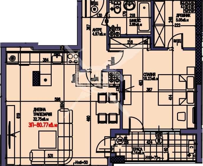 Двустаен апартамент в Пловдив, Христо Смирненски - 107 кв.м за 1450 €/кв.м - Снимка #1