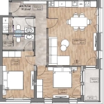 Тристаен апартамент в Пловдив, Кършияка - 102 кв.м за 1090 €/кв.м - Снимка #1