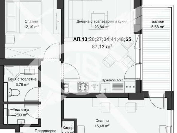 Тристаен апартамент в Пловдив, Кючук Париж - 100 кв.м за 890 €/кв.м - Снимка #1