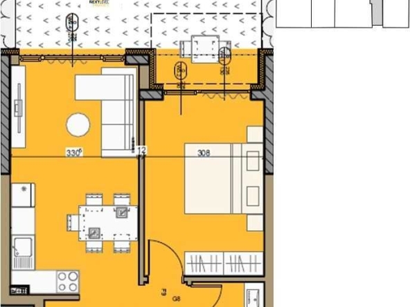 Двустаен апартамент в София, Малинова долина - 59 кв.м за 844 €/кв.м - Снимка #1