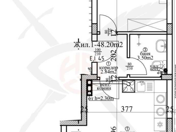 Двустаен апартамент в Варна, Гръцка махала - 82 кв.м за 1492 €/кв.м - Снимка #1