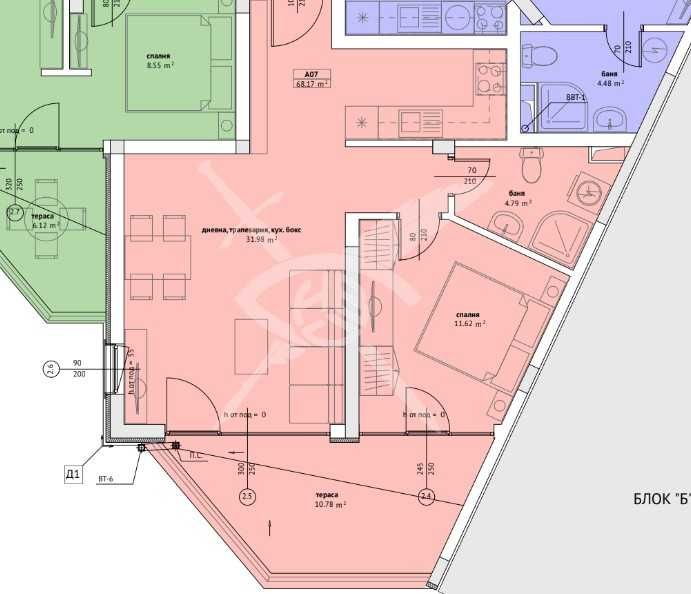 Двустаен апартамент в Созопол - 68 кв.м за 1195 €/кв.м - Снимка #1
