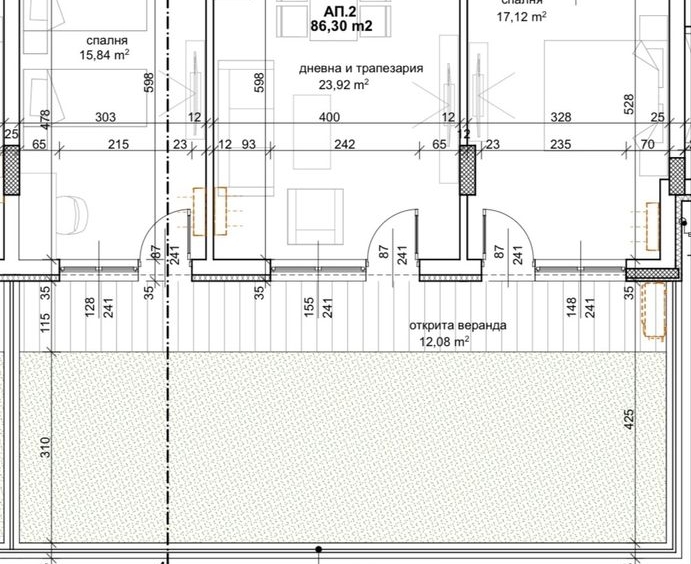 Тристаен апартамент в Пловдив, Тракия - 150 кв.м за 1064 €/кв.м - Снимка #1