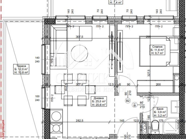 Двустаен апартамент в София, Модерно предградие - 72 кв.м за 1294 €/кв.м - Снимка #1