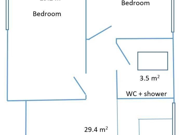 Дава се под наем Тристаен апартамент в София, Докторски паметник - 70 кв.м за 790 € - Снимка #1