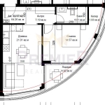 Двустаен апартамент в Варна, Гръцка махала - 77 кв.м за 1277 €/кв.м - Снимка #1
