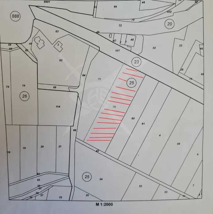 Парцел в с. Поповица, Област Пловдив - 6296 кв.м за 4 €/кв.м - Снимка #1