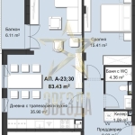 Двустаен апартамент в Пловдив, Христо Смирненски - 99 кв.м за 1303 €/кв.м - Снимка #1